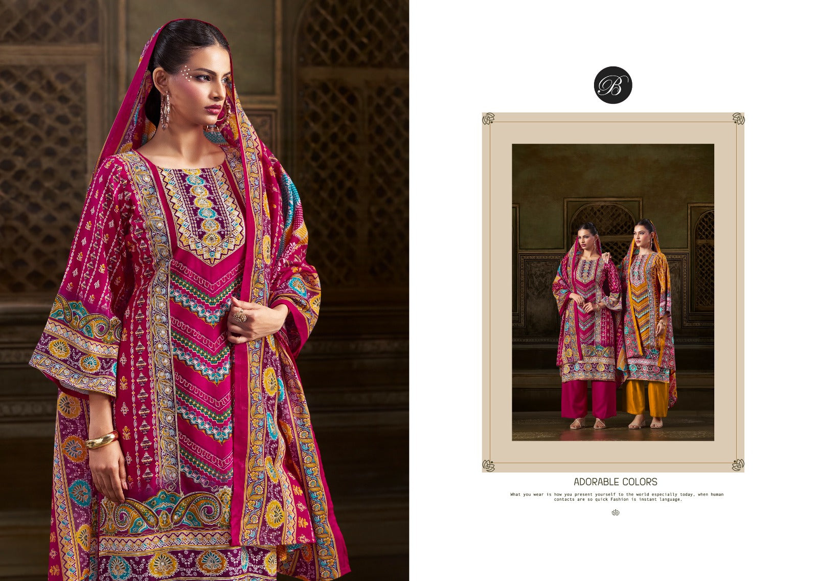 Musafir Belliza Designer Studio Viscose Rayon Karachi Salwar Suits Wholesale