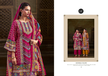 Musafir Belliza Designer Studio Viscose Rayon Karachi Salwar Suits Wholesale