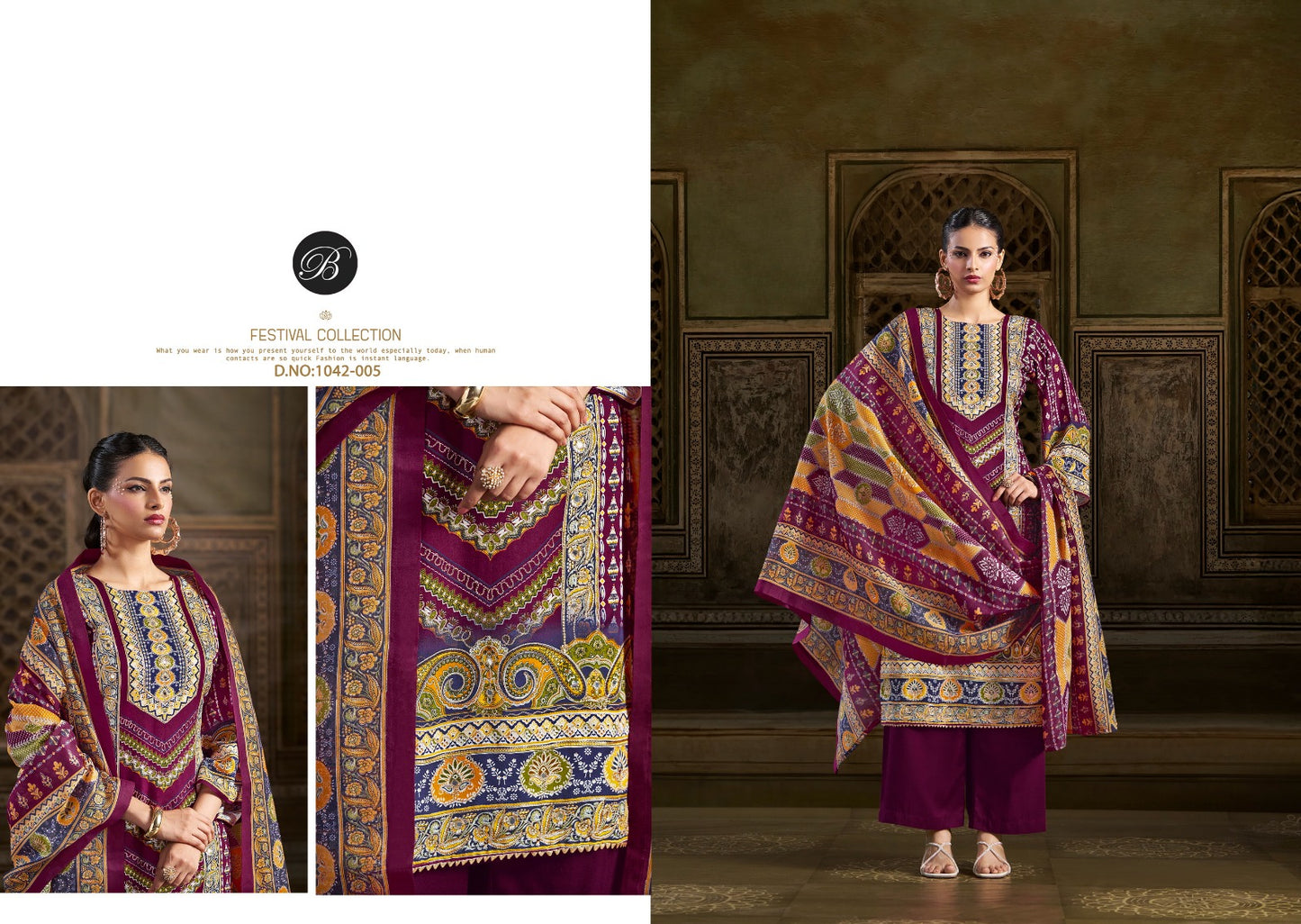 Musafir Belliza Designer Studio Viscose Rayon Karachi Salwar Suits Wholesale