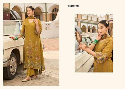 Musafir Ramtex Georgette Pant Style Suits Exporter