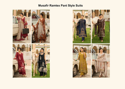 Musafir Ramtex Georgette Pant Style Suits Exporter