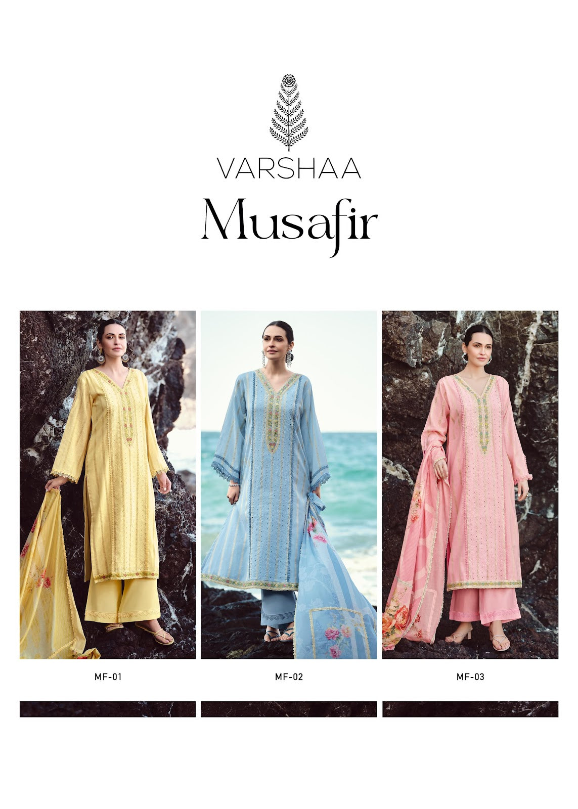 Musafir Varshaa Cotton Pant Style Suits Exporter Gujarat