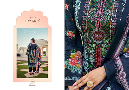 Musafir Vol 15 Riaz Art Lawn Karachi Salwar Suits Supplier India