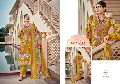 Musafir Vol 15 Riaz Art Lawn Karachi Salwar Suits Supplier India