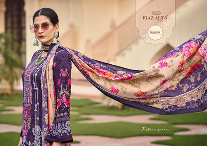 Musafir Vol 15 Riaz Art Lawn Karachi Salwar Suits Supplier India