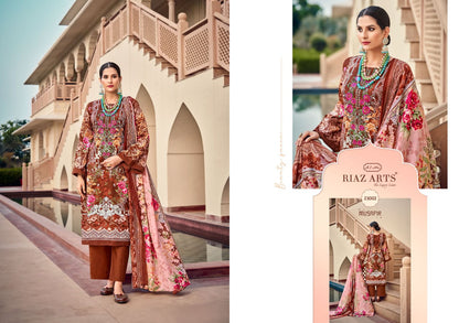 Musafir Vol 15 Riaz Art Lawn Karachi Salwar Suits Supplier India