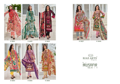 Musafir Vol 16 Riaz Art Lawn Karachi Salwar Suits Wholesale