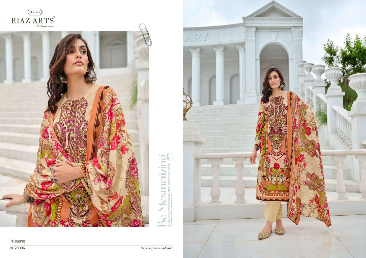 Musafir Vol 16 Riaz Art Lawn Karachi Salwar Suits Wholesale