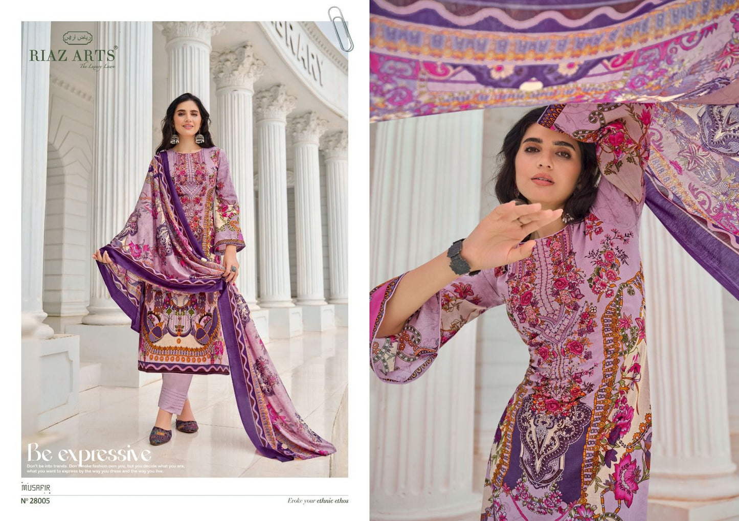 Musafir Vol 16 Riaz Art Lawn Karachi Salwar Suits Wholesale