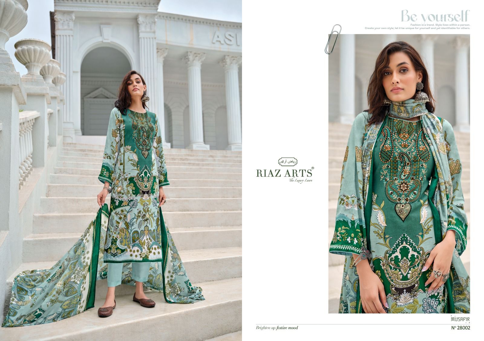 Musafir Vol 16 Riaz Art Lawn Karachi Salwar Suits Wholesale