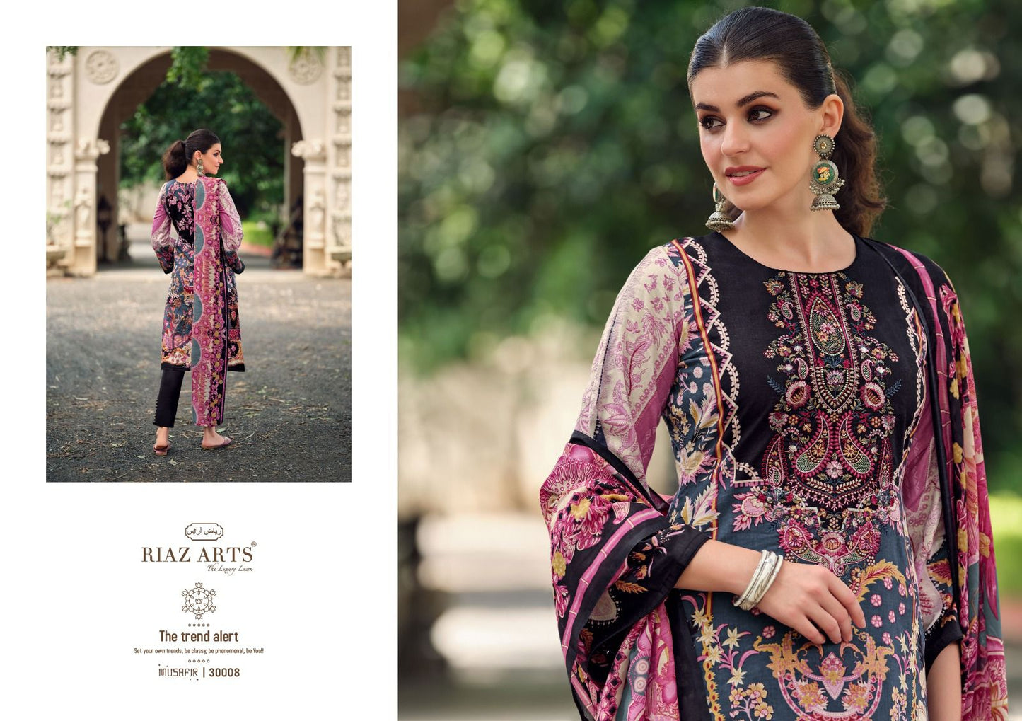 Musafir Vol 19 Riaz Art Lawn Karachi Salwar Suits Wholesale Price