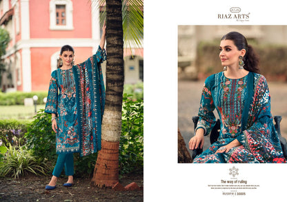 Musafir Vol 19 Riaz Art Lawn Karachi Salwar Suits Wholesale Price