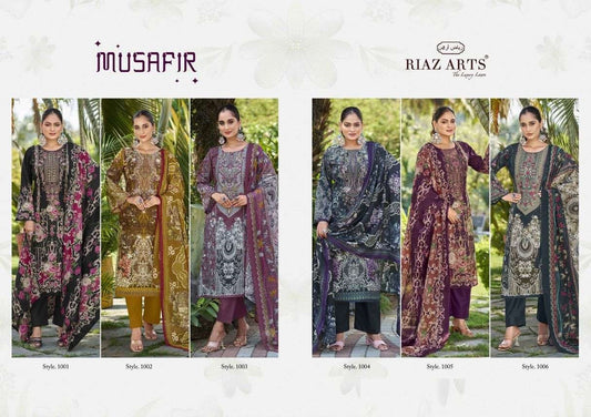 Musafir Vol 24 Riaz Art Lawn Karachi Salwar Suits Wholesale Price