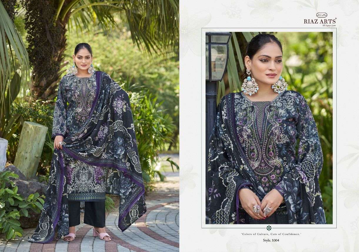 Musafir Vol 24 Riaz Art Lawn Karachi Salwar Suits Wholesale Price