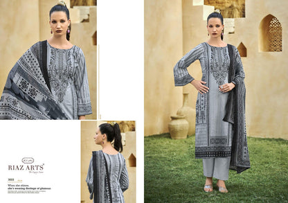 Musafir Vol 25 Riaz Art Lawn Karachi Salwar Suits Supplier Ahmedabad