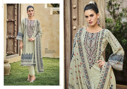 Musafir Vol 25 Riaz Art Lawn Karachi Salwar Suits Supplier Ahmedabad