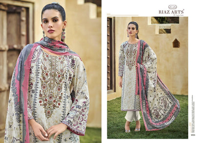 Musafir Vol 25 Riaz Art Lawn Karachi Salwar Suits Supplier Ahmedabad