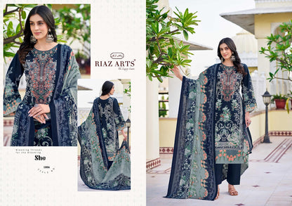 Musafir Vol 26 Riaz Art Pure Lawn Karachi Salwar Suits Exporter Ahmedabad