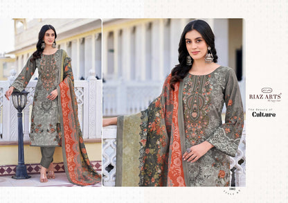 Musafir Vol 26 Riaz Art Pure Lawn Karachi Salwar Suits Exporter Ahmedabad