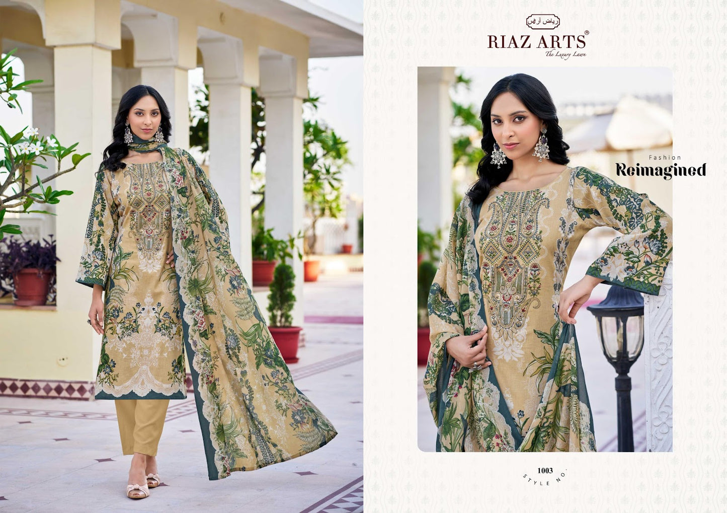 Musafir Vol 26 Riaz Art Pure Lawn Karachi Salwar Suits Exporter Ahmedabad