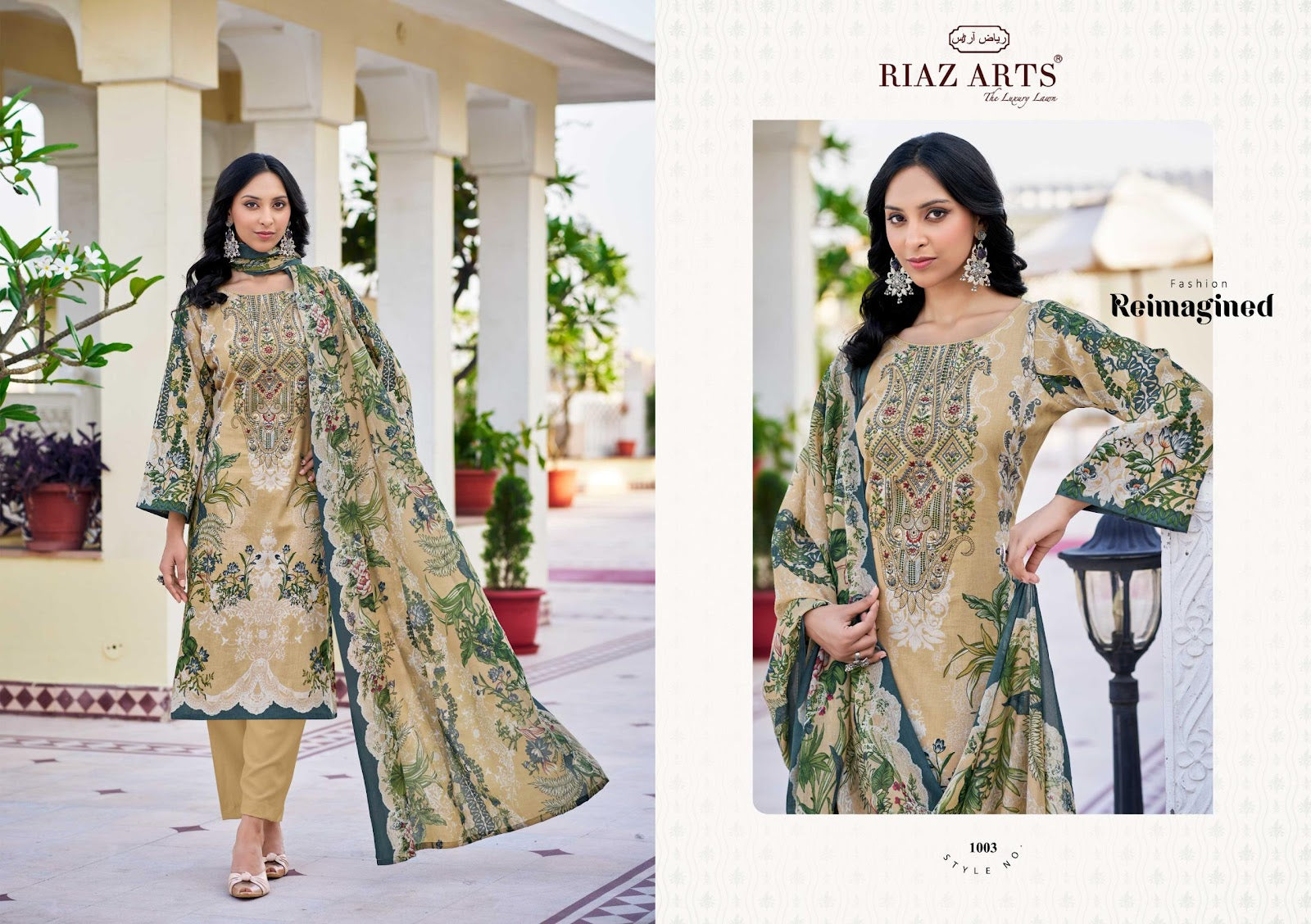 Musafir Vol 26 Riaz Art Pure Lawn Karachi Salwar Suits Exporter Ahmedabad
