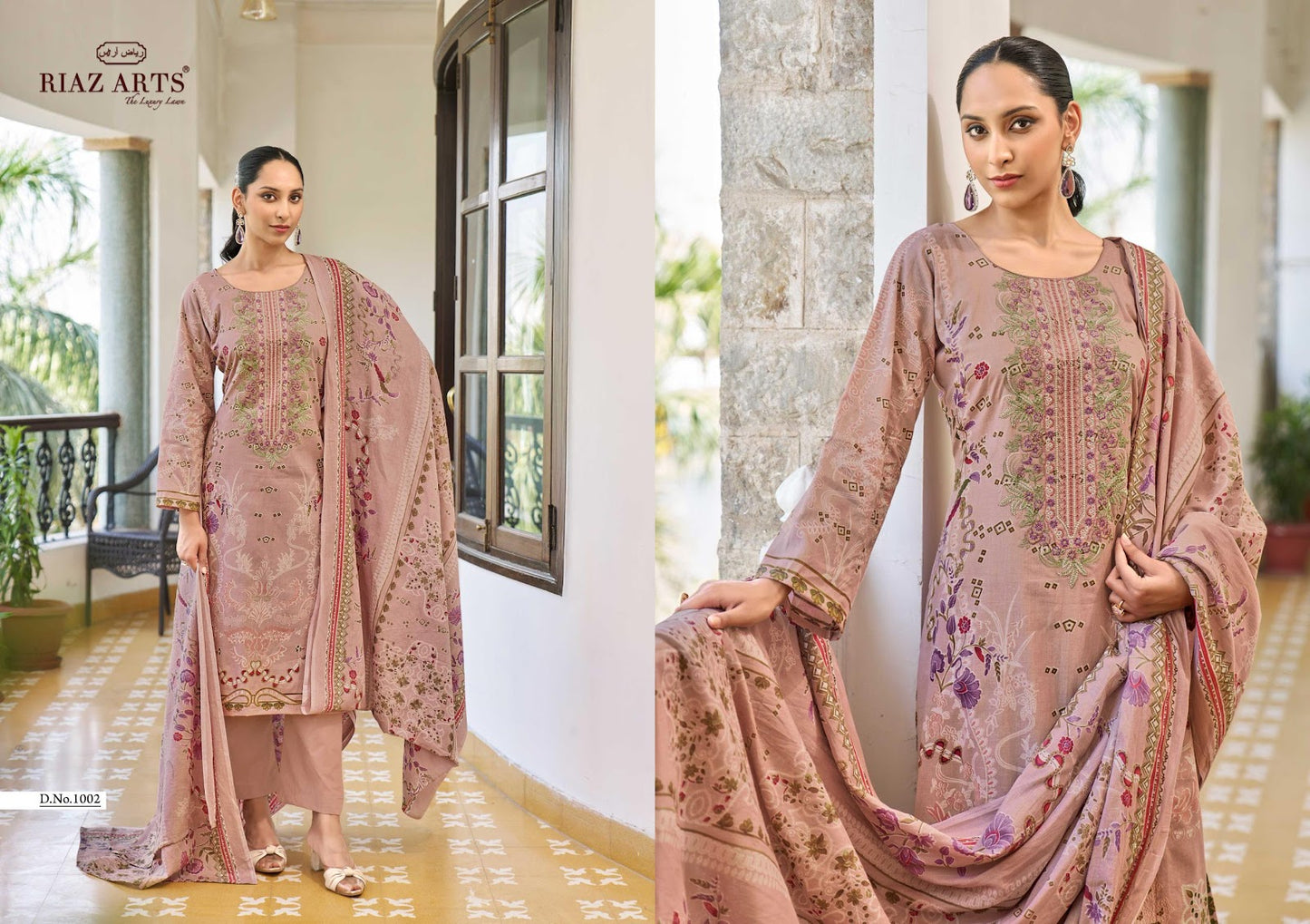 Musafir Vol 27 Riaz Art Pure Cotton Karachi Salwar Suits Supplier Gujarat