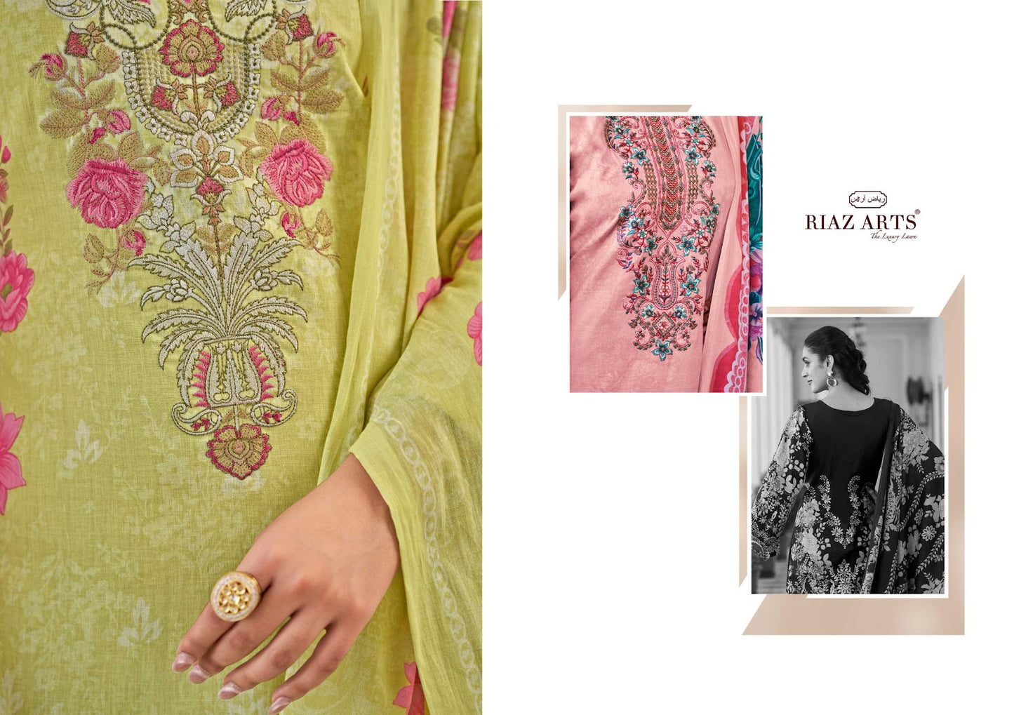 Musafir Vol 28 Riaz Art Pure Cotton Karachi Salwar Suits Manufacturer India