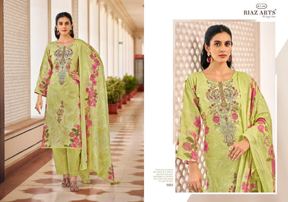 Musafir Vol 28 Riaz Art Pure Cotton Karachi Salwar Suits Manufacturer India
