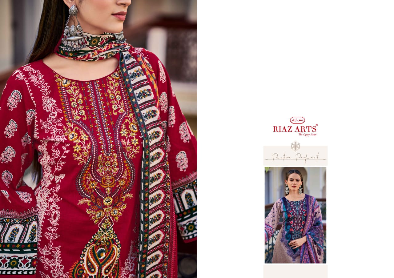 Musafir Vol 29 Riaz Art Pure Cotton Karachi Salwar Suits Supplier India