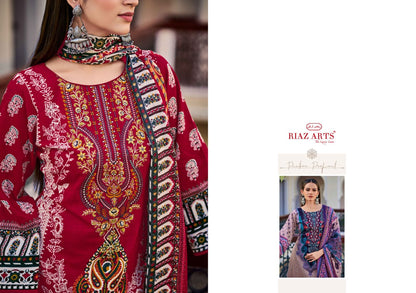 Musafir Vol 29 Riaz Art Pure Cotton Karachi Salwar Suits Supplier India