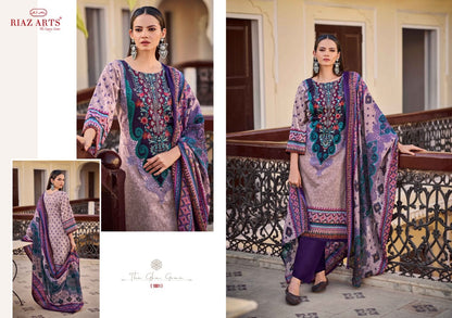 Musafir Vol 29 Riaz Art Pure Cotton Karachi Salwar Suits Supplier India