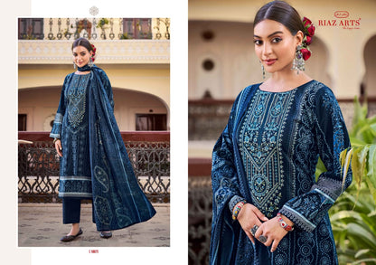 Musafir Vol 29 Riaz Art Pure Cotton Karachi Salwar Suits Supplier India