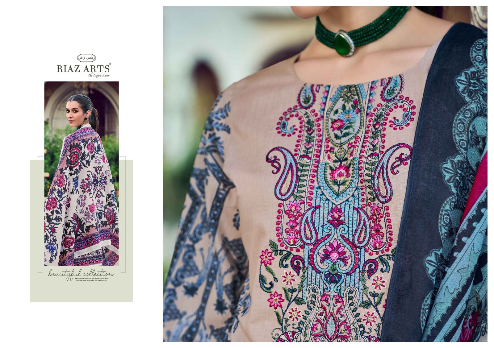 Musafir Vol 31 Riaz Art Cotton Cambric Karachi Salwar Suits Wholesale Rate