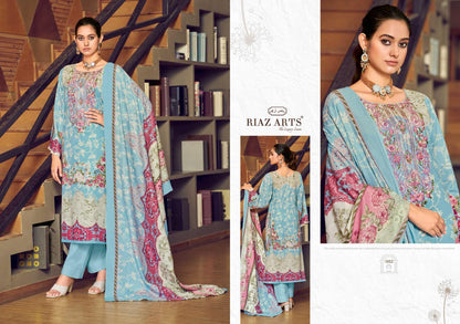 Musafir Vol 32 Riaz Art Cotton Cambric Karachi Salwar Suits Wholesale Price