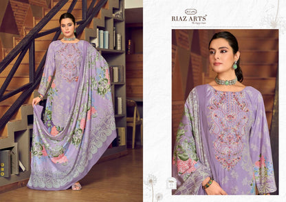 Musafir Vol 32 Riaz Art Cotton Cambric Karachi Salwar Suits Wholesale Price