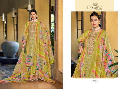 Musafir Vol 33 Riaz Art Cotton Cambric Karachi Salwar Suits Exporter Ahmedabad