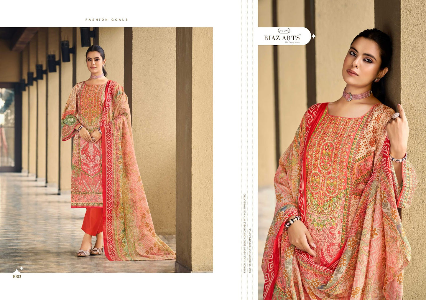 Musafir Vol 34 Riaz Art Cotton Cambric Karachi Salwar Suits Manufacturer Gujarat