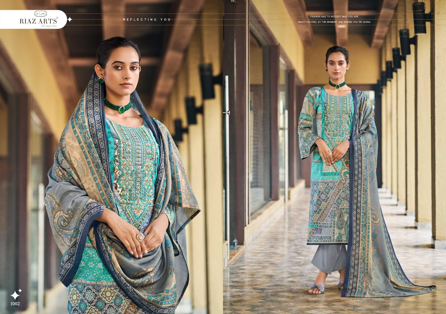 Musafir Vol 34 Riaz Art Cotton Cambric Karachi Salwar Suits Manufacturer Gujarat