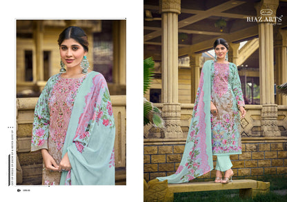 Musafir Vol 35 Riaz Art Cambric Lawn Karachi Salwar Suits Wholesaler Gujarat