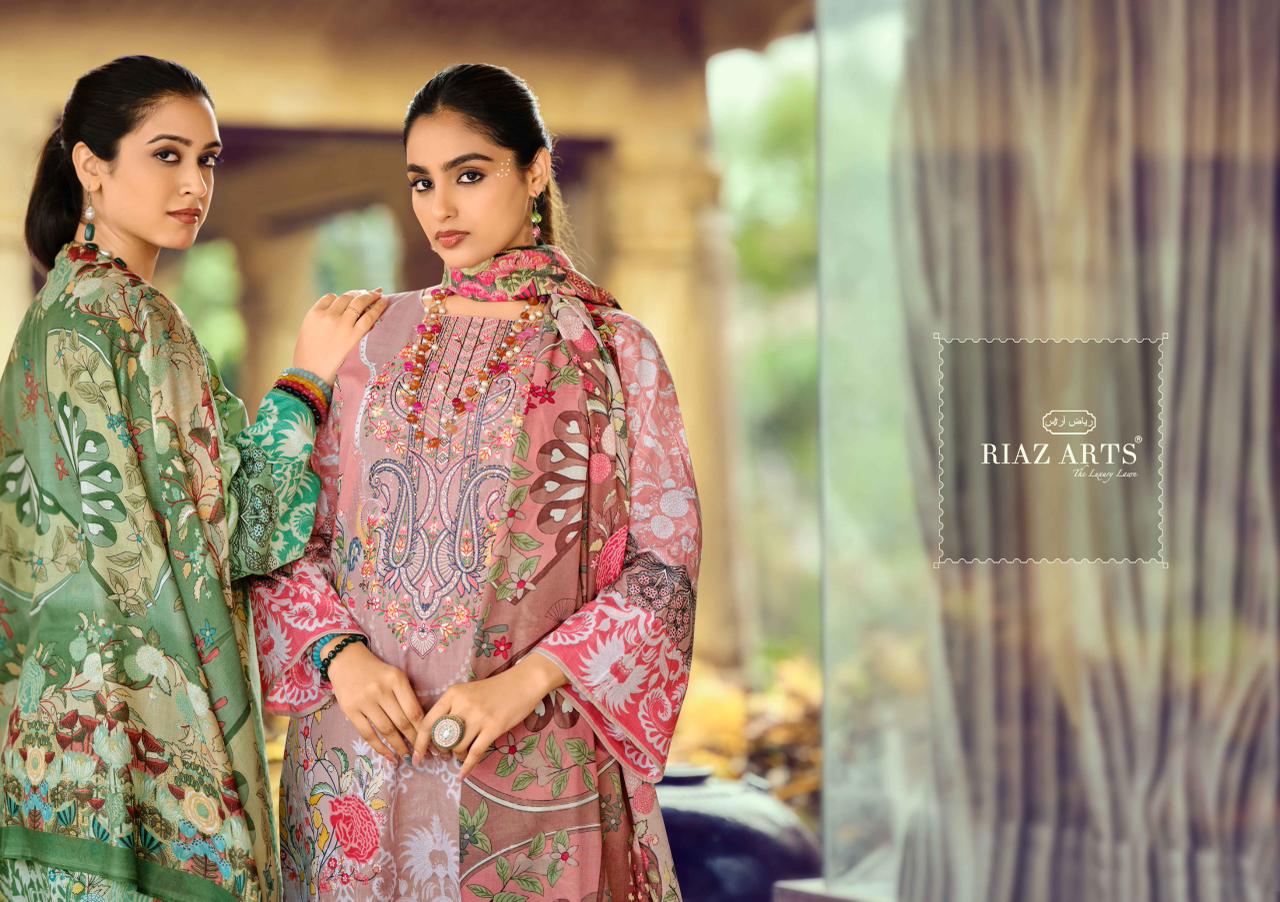 Musafir Vol 36 Riaz Art Cotton Cambric Karachi Salwar Suits Wholesaler India