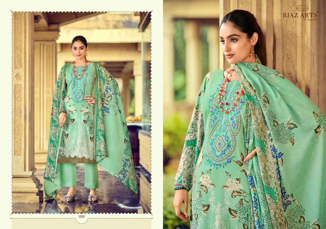 Musafir Vol 36 Riaz Art Cotton Cambric Karachi Salwar Suits Wholesaler India