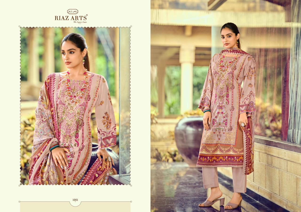 Musafir Vol 36 Riaz Art Cotton Cambric Karachi Salwar Suits Wholesaler India