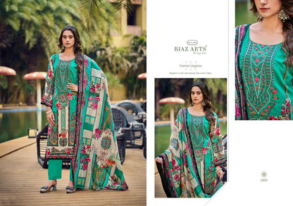 Musafir Vol 37 Riaz Art Cotton Lawn Karachi Salwar Suits Exporter Ahmedabad