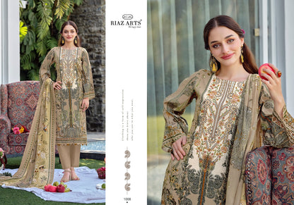 Musafir Vol 44 Riaz Art Cotton Karachi Salwar Suits Manufacturer Ahmedabad