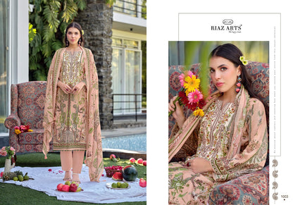 Musafir Vol 44 Riaz Art Cotton Karachi Salwar Suits Manufacturer Ahmedabad