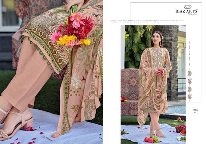 Musafir Vol 44 Riaz Art Cotton Karachi Salwar Suits Manufacturer Ahmedabad