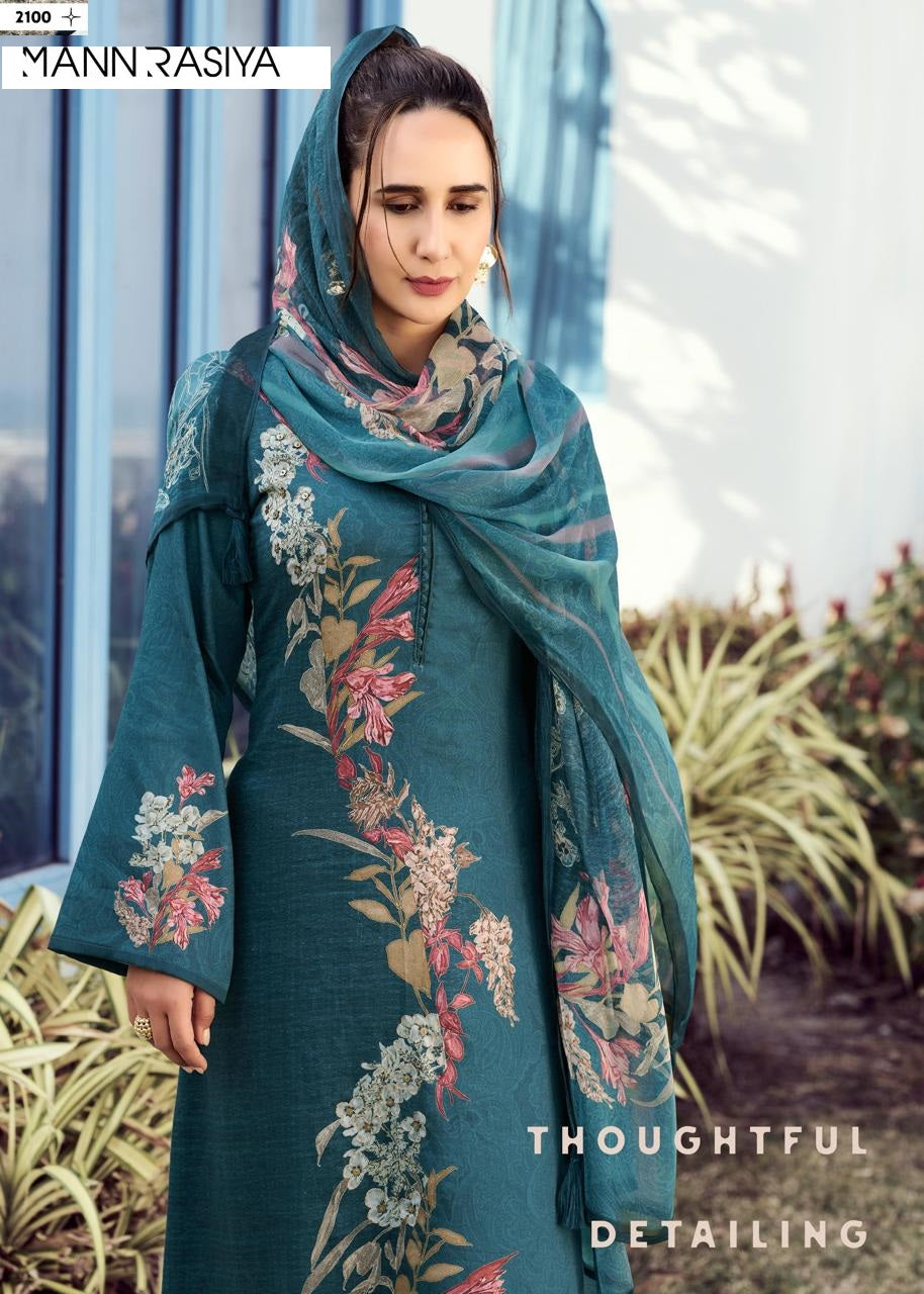 Muse Mannrasiya Pure Jaam Pant Style Suits Wholesale