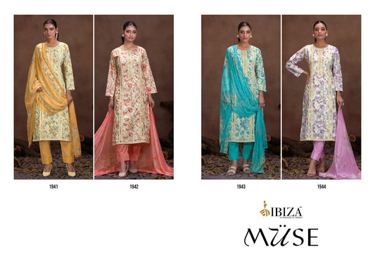 Muse New Colours Ibiza Pure Lawn Pant Style Suits Wholesale