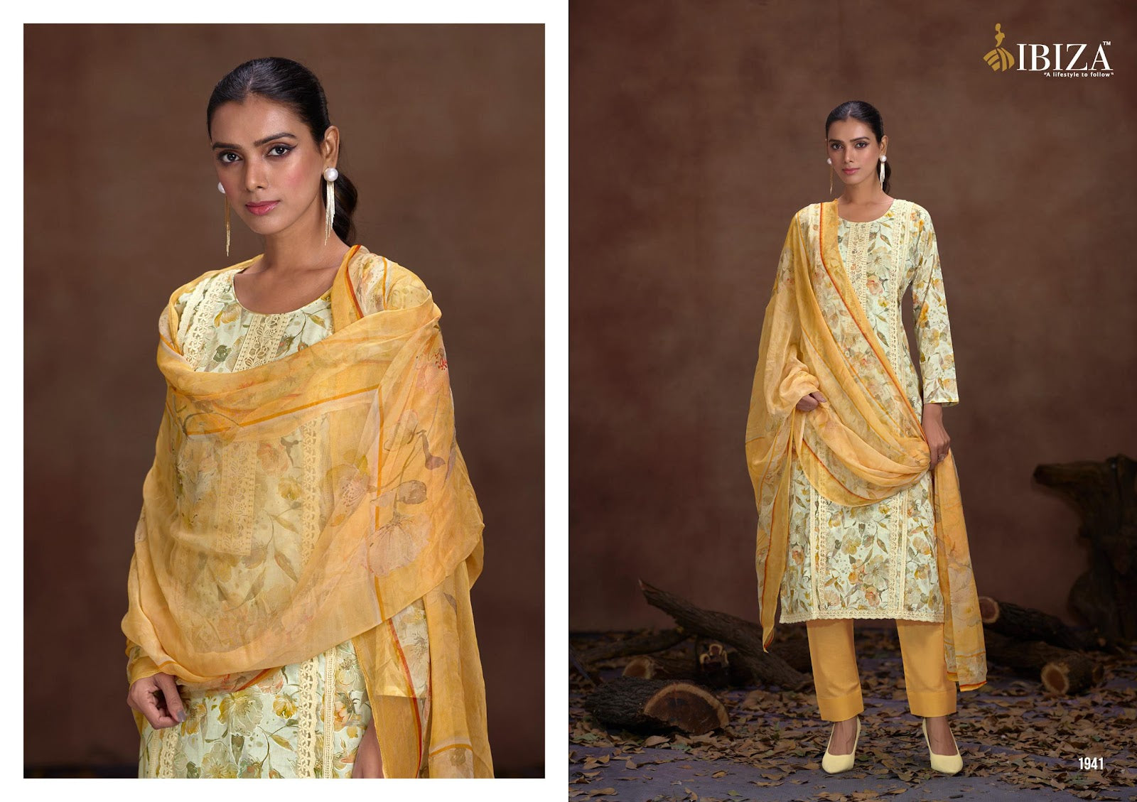 Muse New Colours Ibiza Pure Lawn Pant Style Suits Wholesale