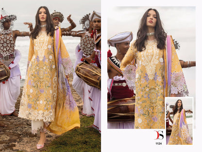 Mushq 25 Deepsy Cotton Pakistani Patch Work Suits Wholesaler Gujarat